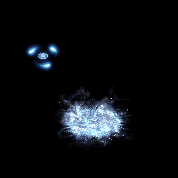 冰霜群雨技能特效系列1