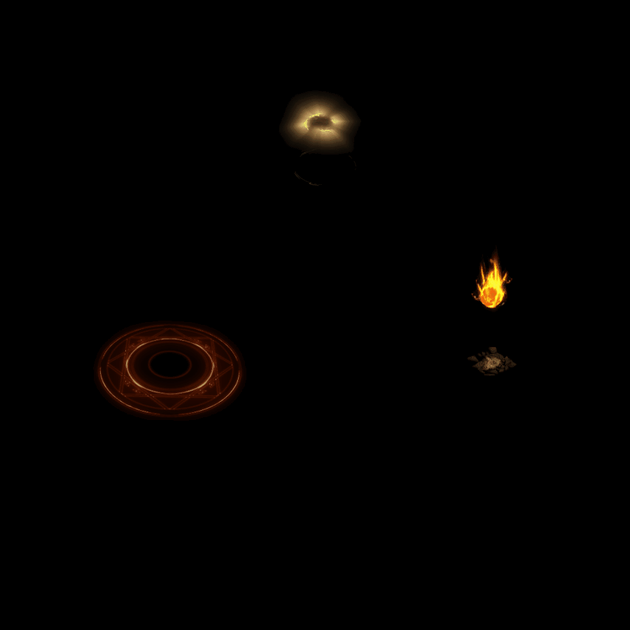 流星火雨技能特效系列4