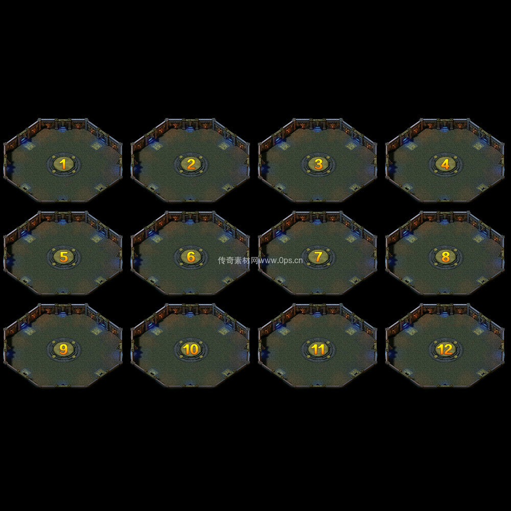 格子棋盘系列地图0011