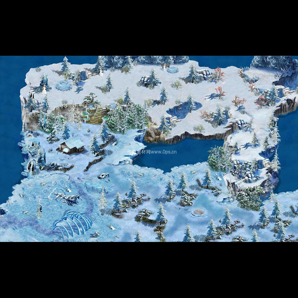 冰雪地图系列0114