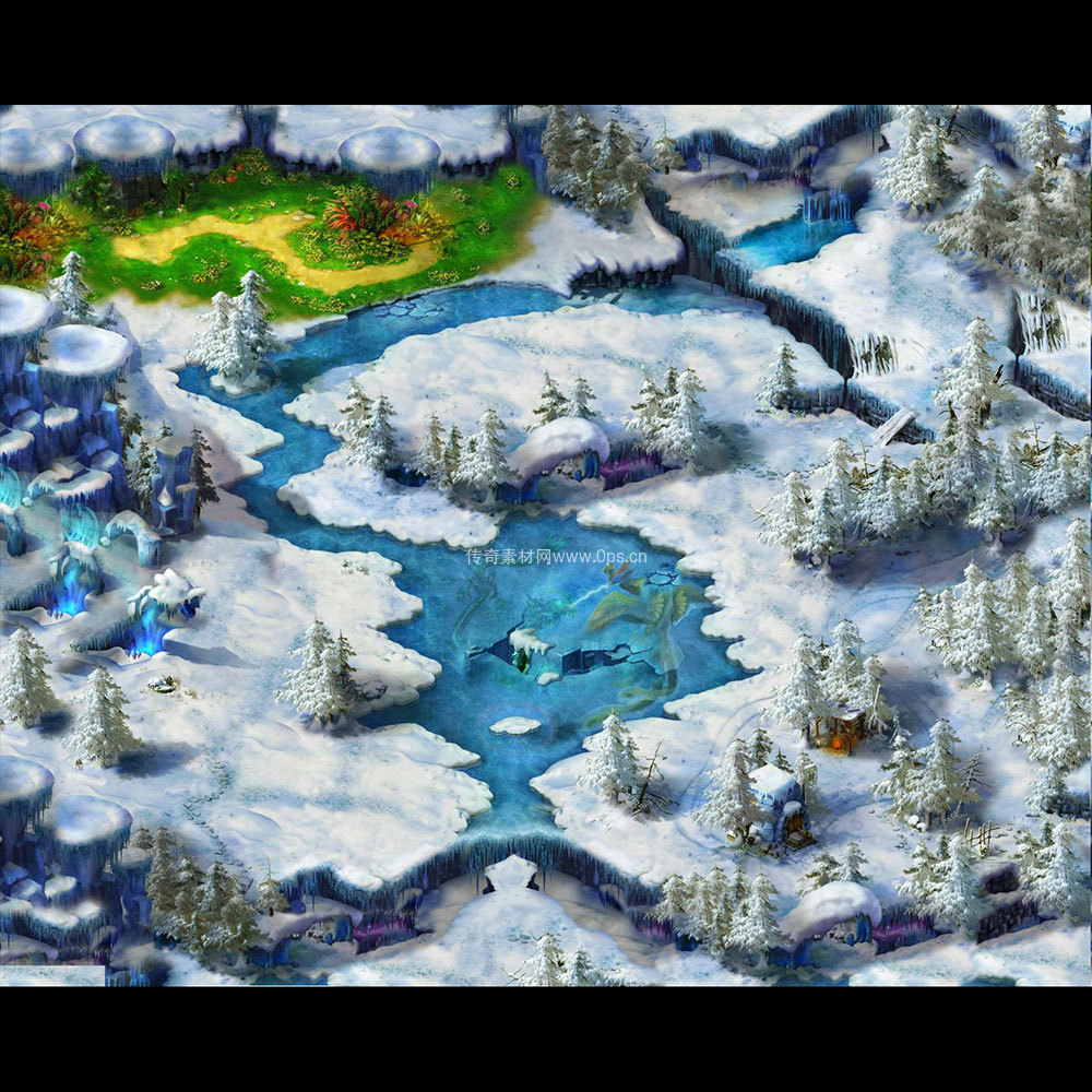 冰雪地图系列0124