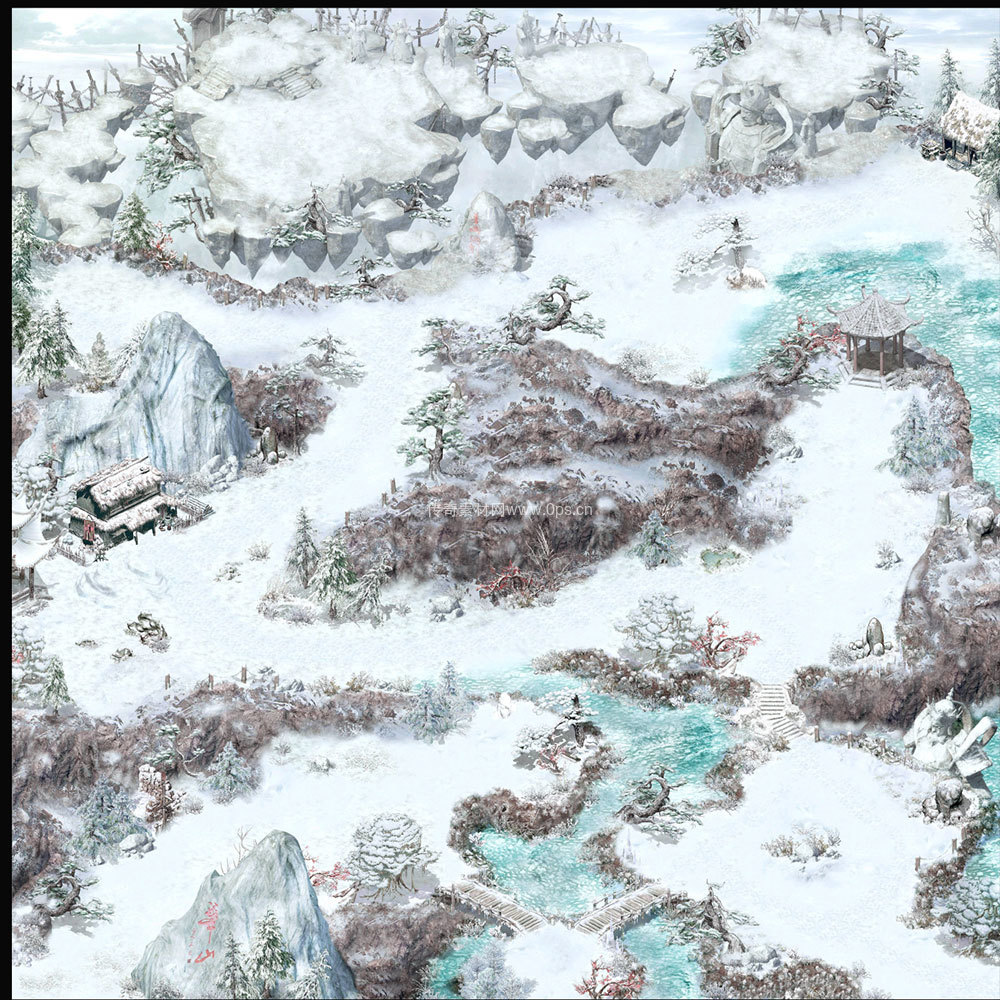 冰雪地图系列0130