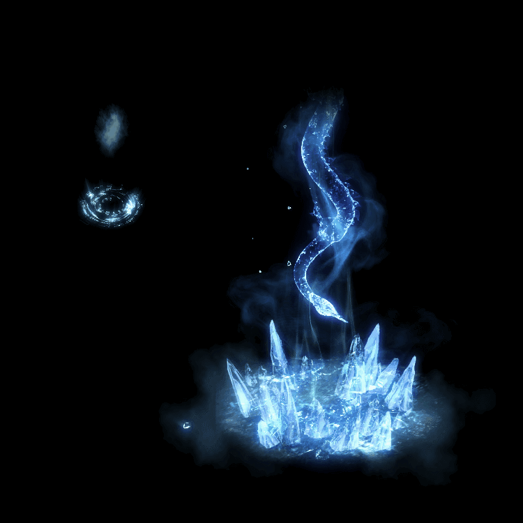 冰咆哮技能特效系列9