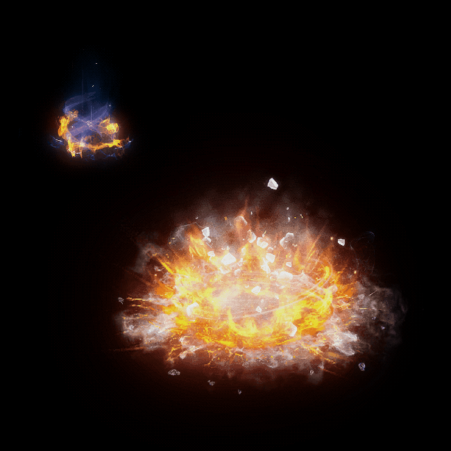 爆裂火焰技能特效系列2