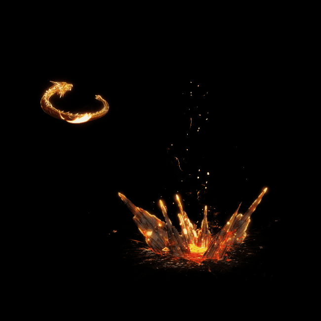 爆裂火焰技能特效系列3