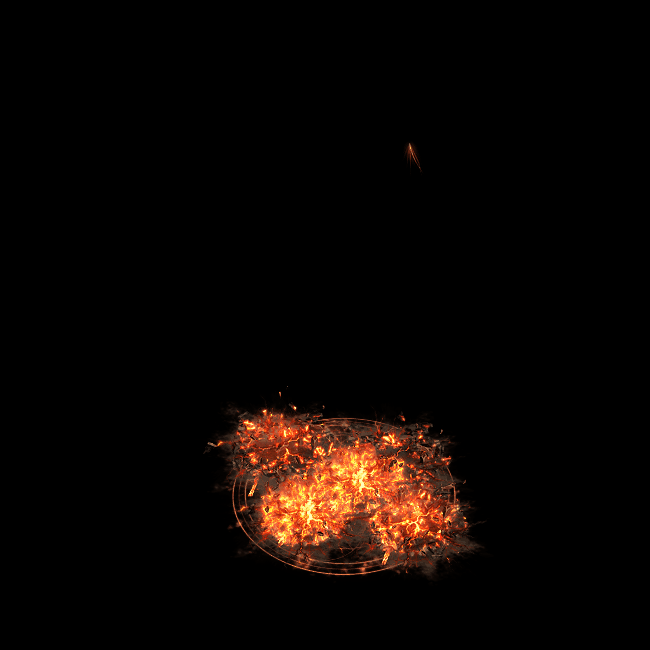 流星火雨技能特效系列9