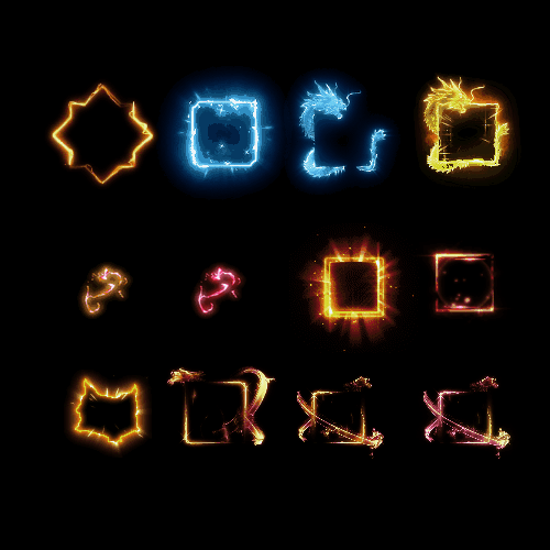 首饰内观特效框系列0048