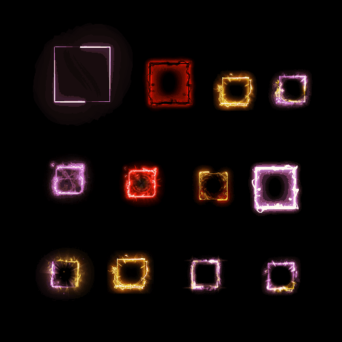 首饰内观特效框系列0055