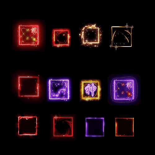 首饰内观特效框系列0065