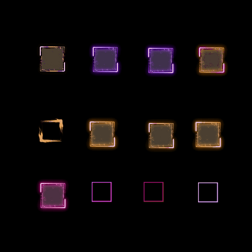 首饰内观特效框系列0068