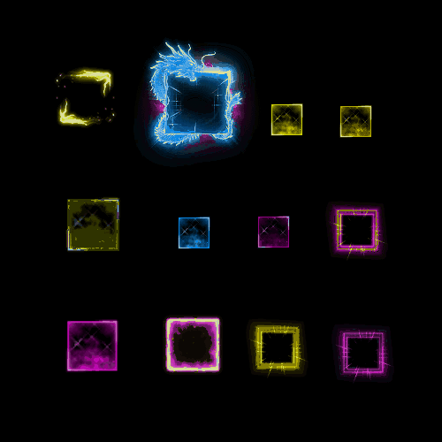首饰内观特效框系列0071