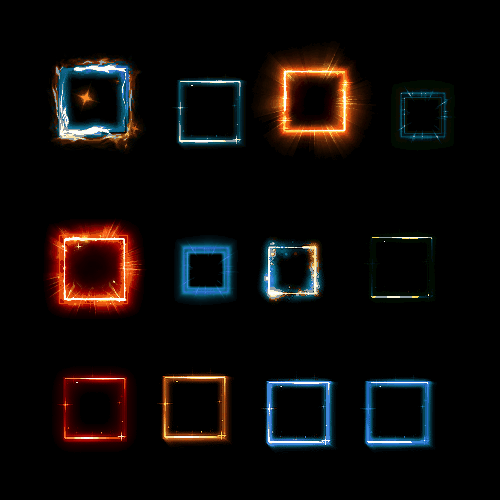 首饰内观特效框系列0072