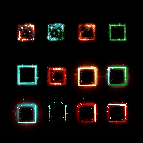 首饰内观特效框系列0073