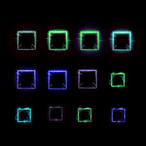 首饰内观特效框系列0074