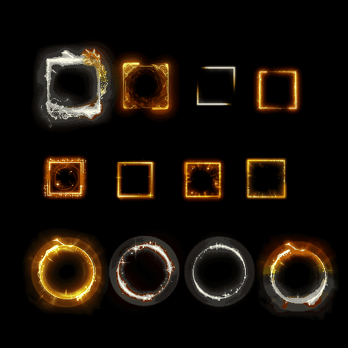 首饰内观特效框系列0076