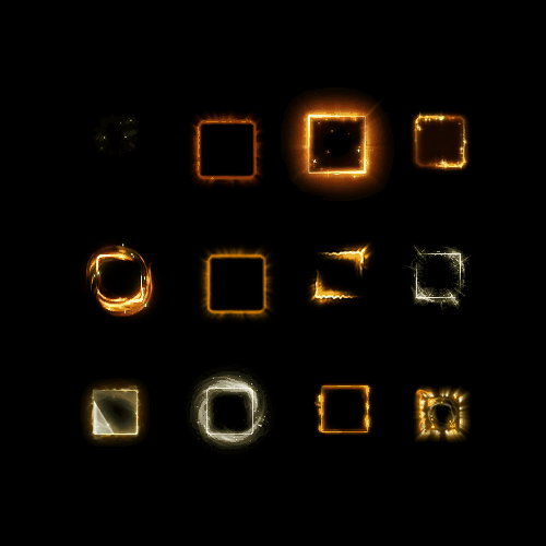 首饰内观特效框系列0078