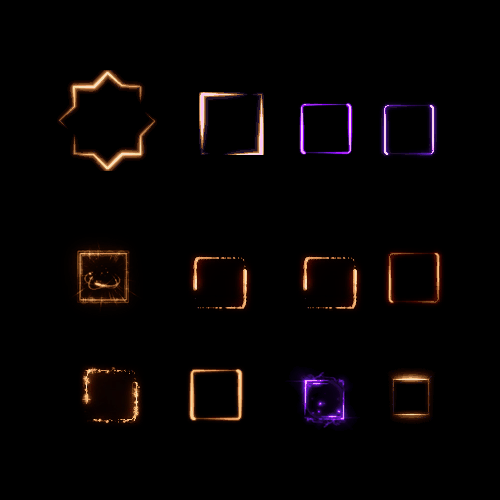 首饰内观特效框系列0081