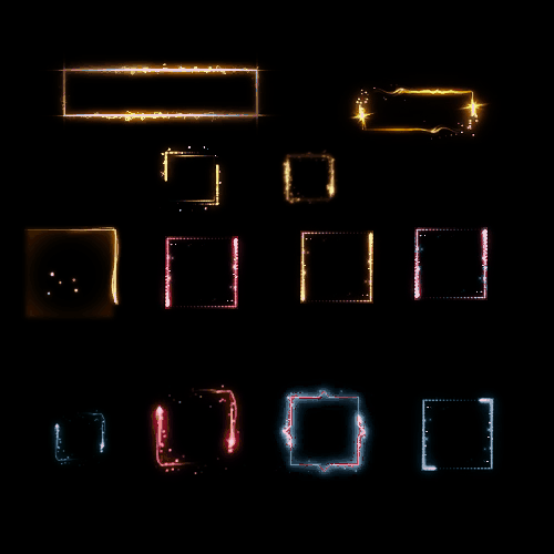 首饰内观特效框系列0084