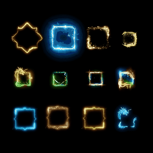 首饰内观特效框系列0085