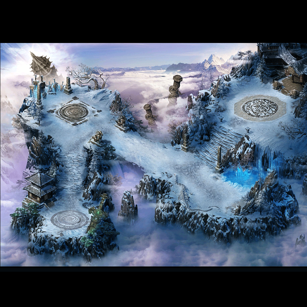 冰雪地图系列0136