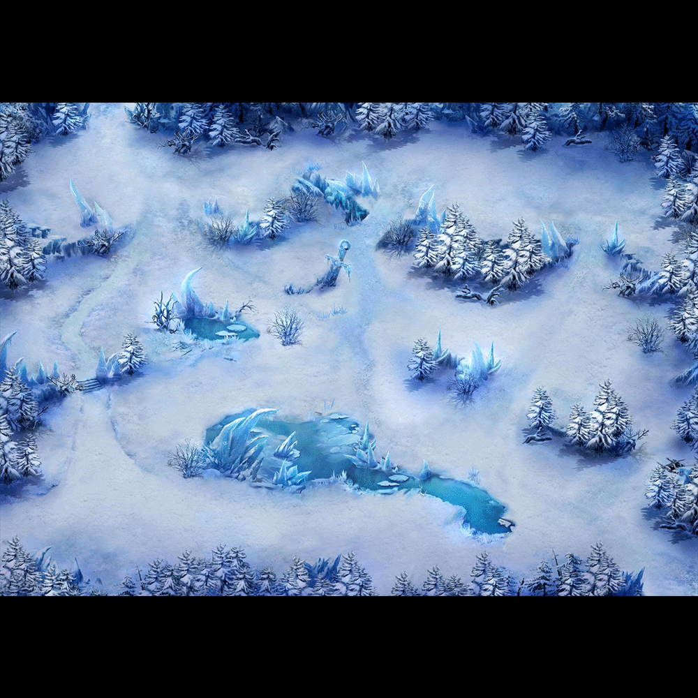冰雪地图系列0146