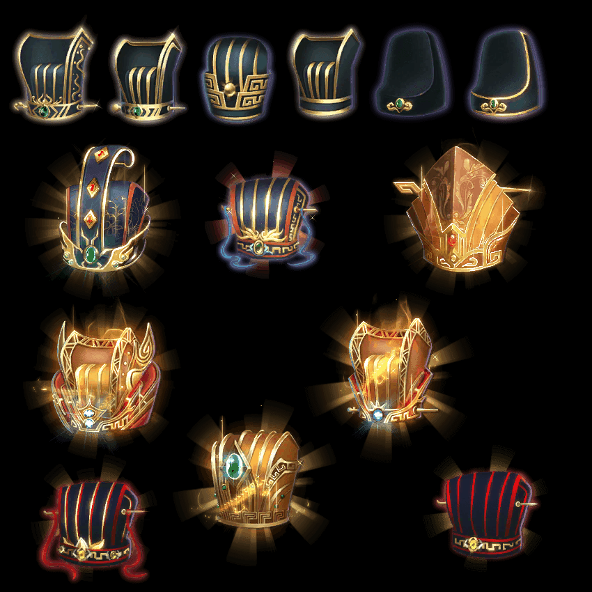 特殊装备斗笠系列0023