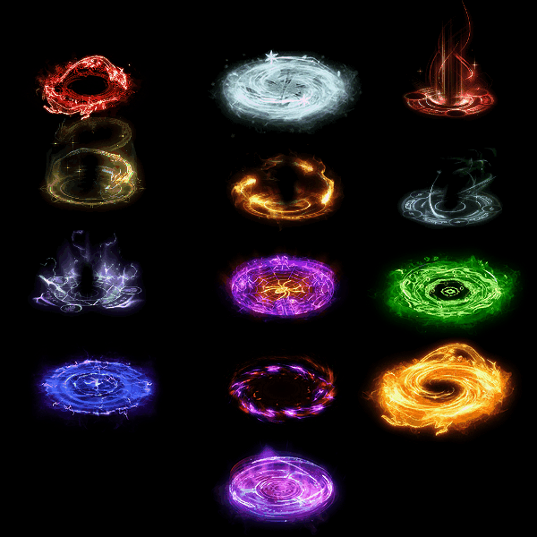 魂环光圈特效系列0053