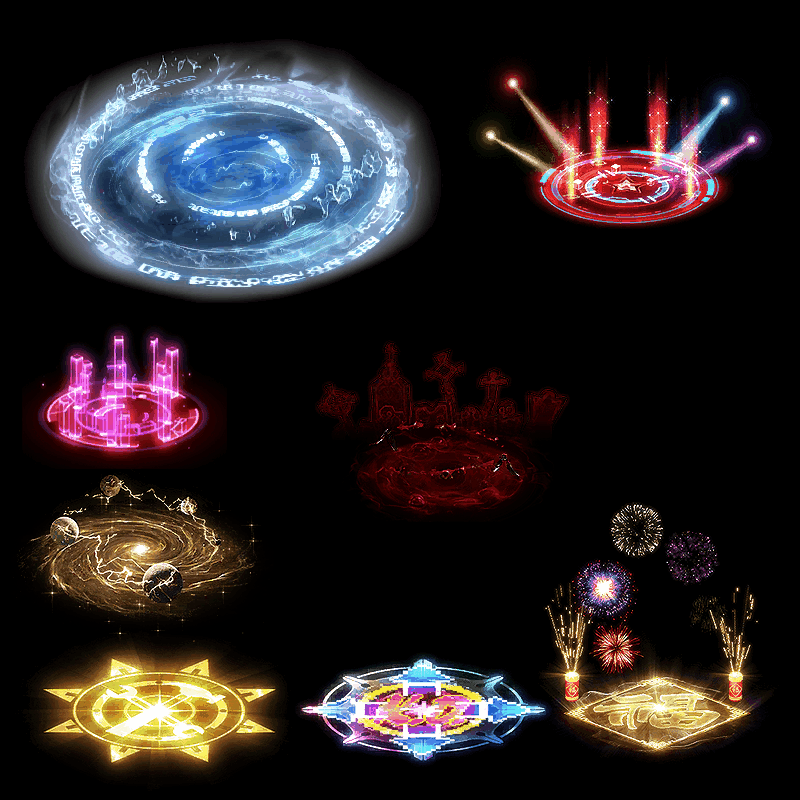 魂环光圈特效系列0062