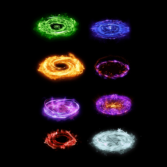 魂环光圈特效系列0064