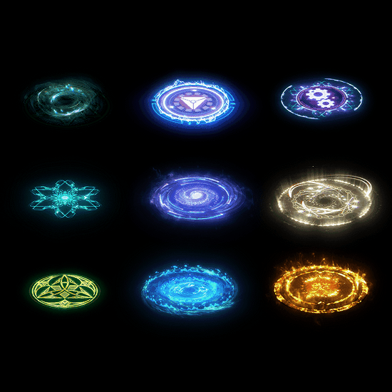 魂环光圈特效系列0065