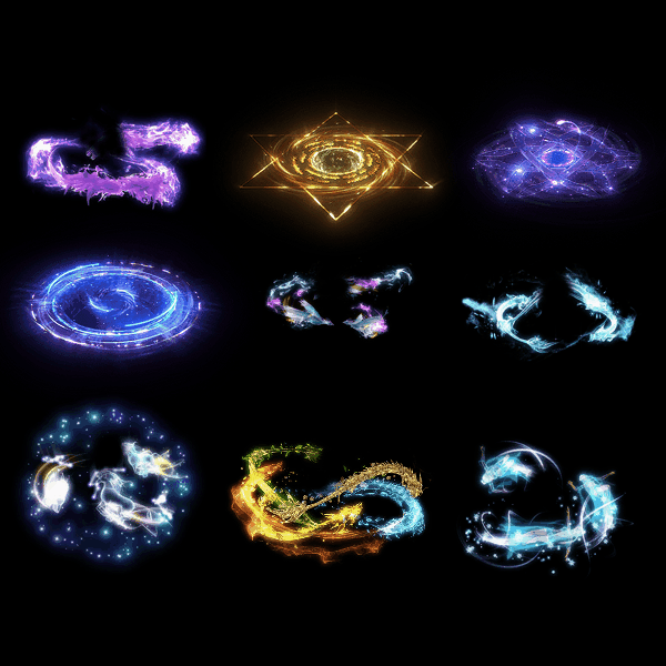 魂环光圈特效系列0066