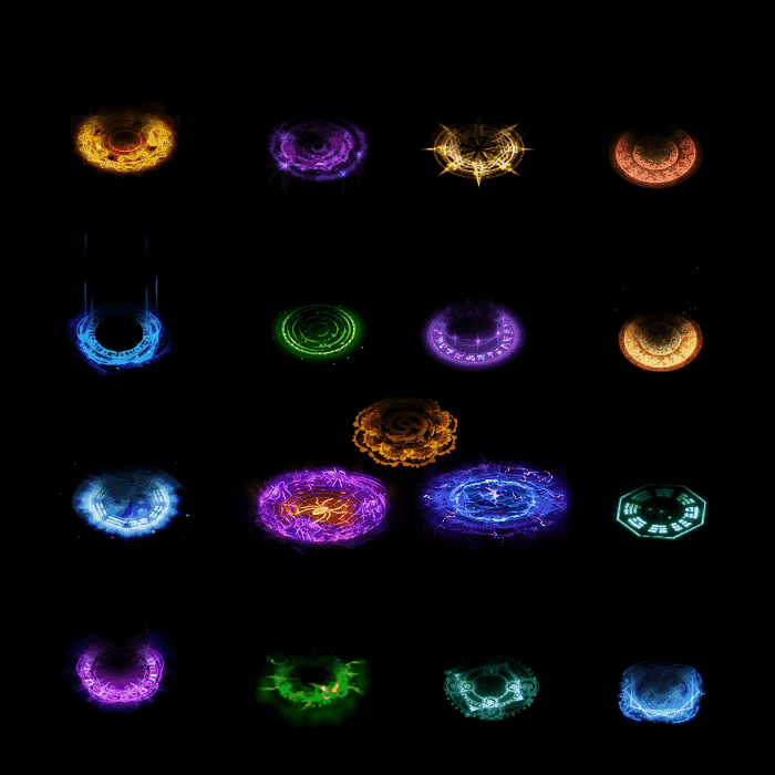 魂环光圈特效系列0070