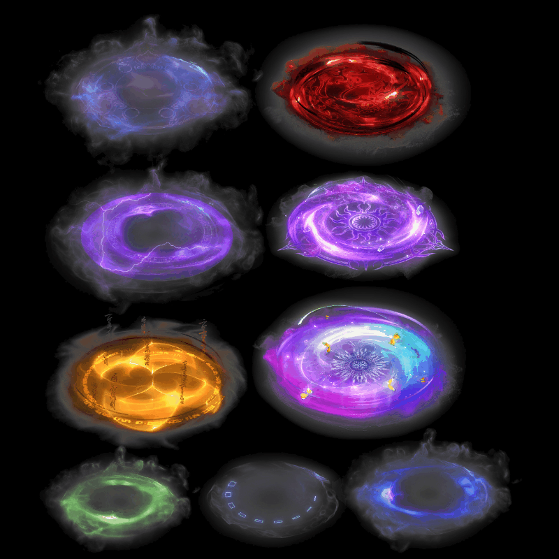 魂环光圈特效系列0072