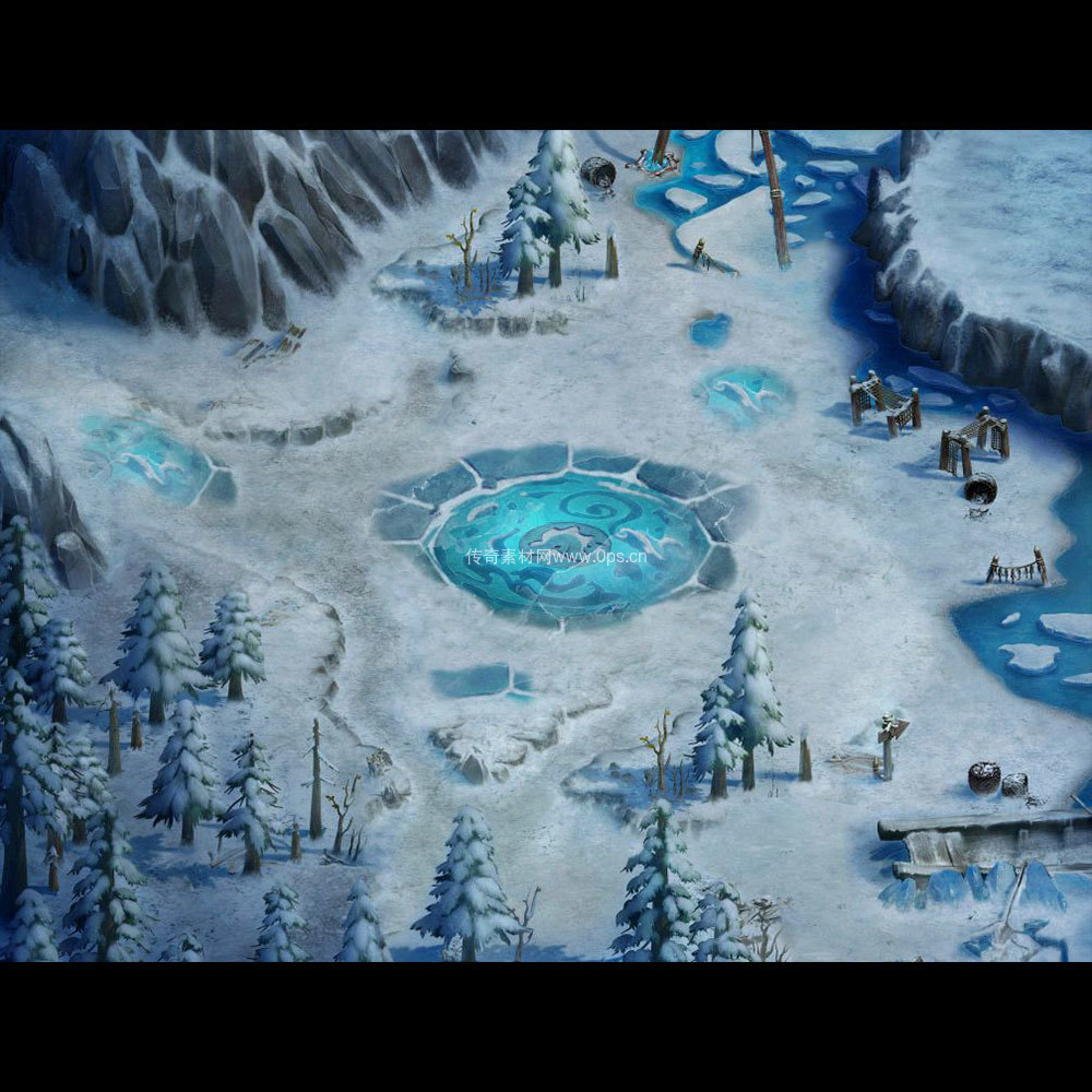 冰雪地图系列0149