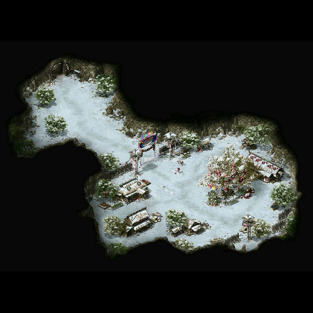 冰雪地图系列0157