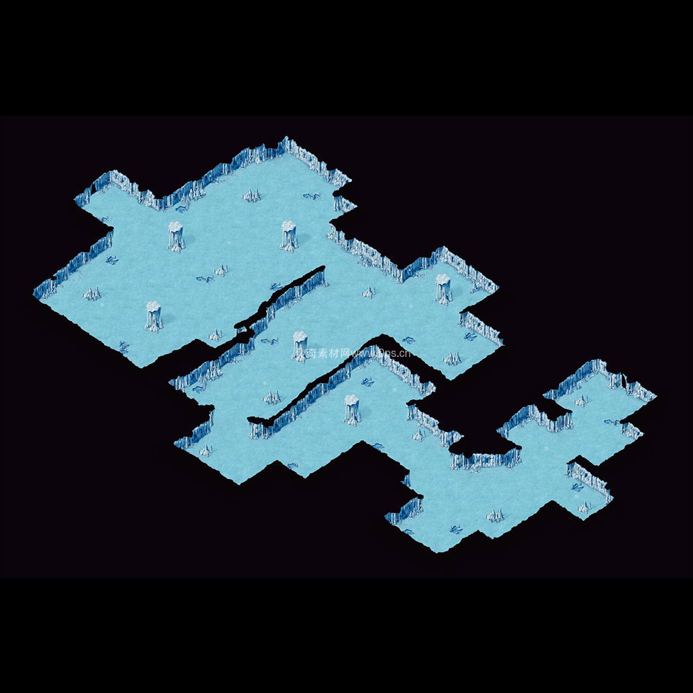 冰雪地图系列0158