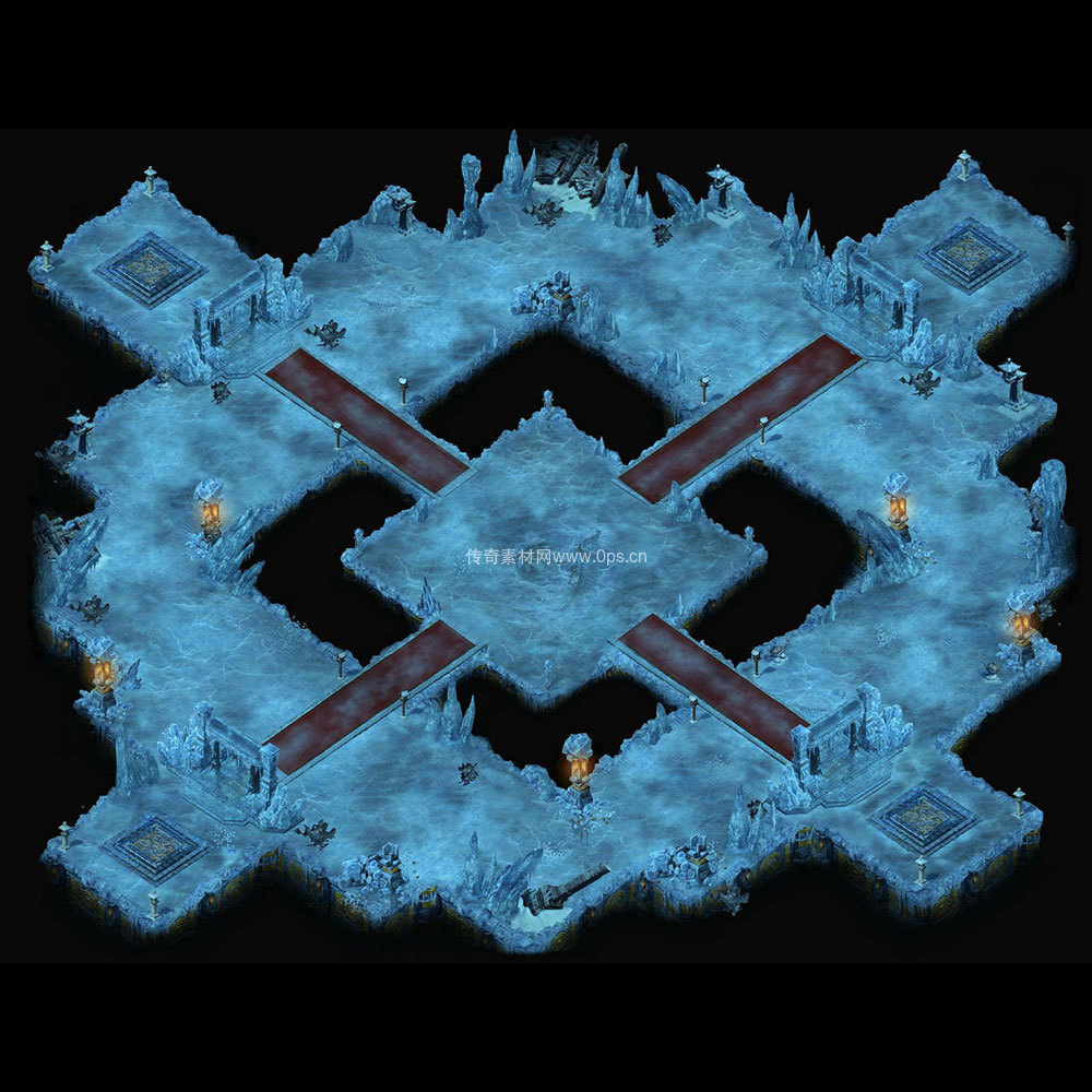 冰雪地图系列0165