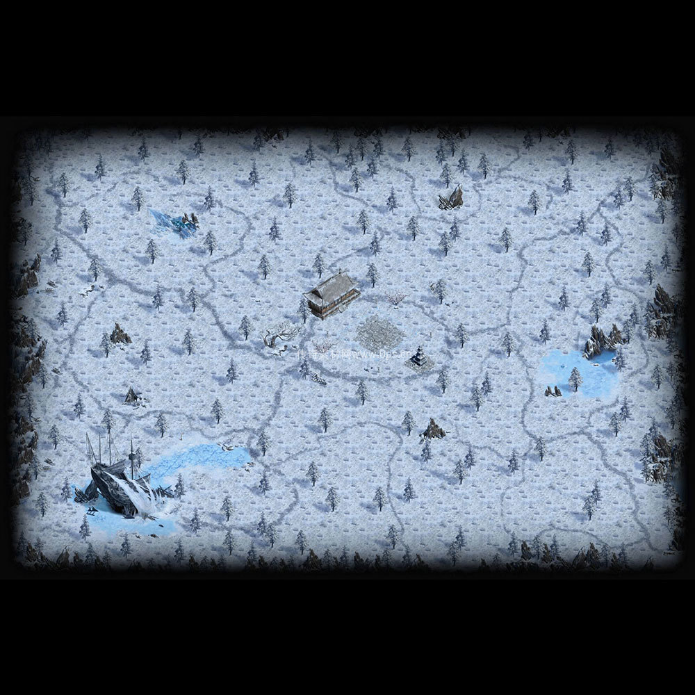 冰雪地图系列0167