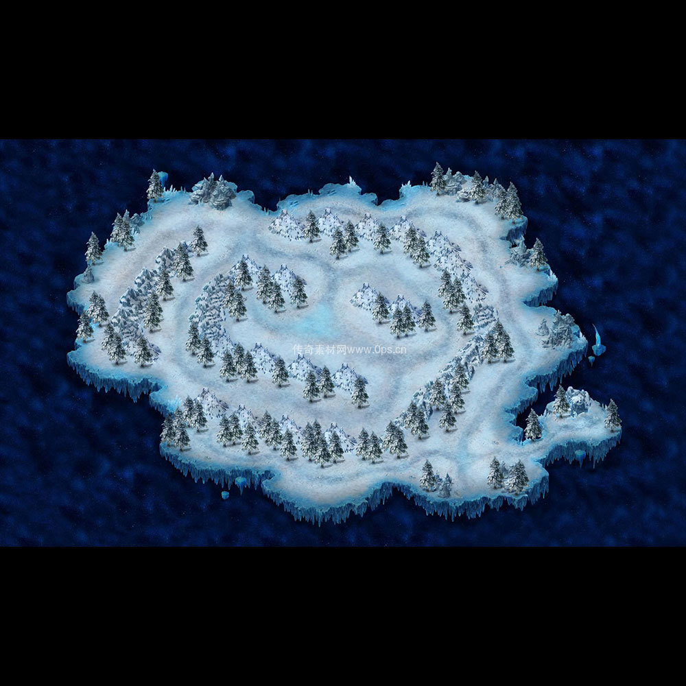 冰雪地图系列0170
