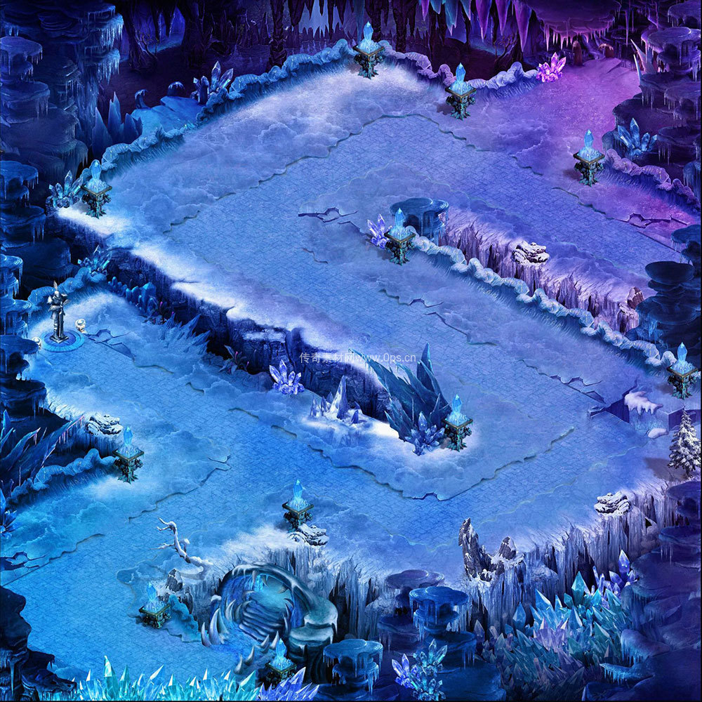 冰雪地图系列0173