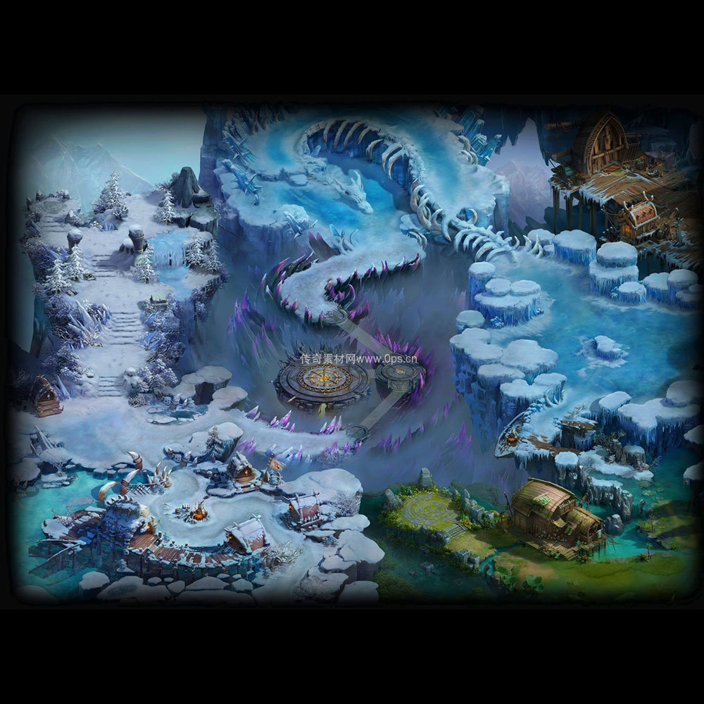 冰雪地图系列0175