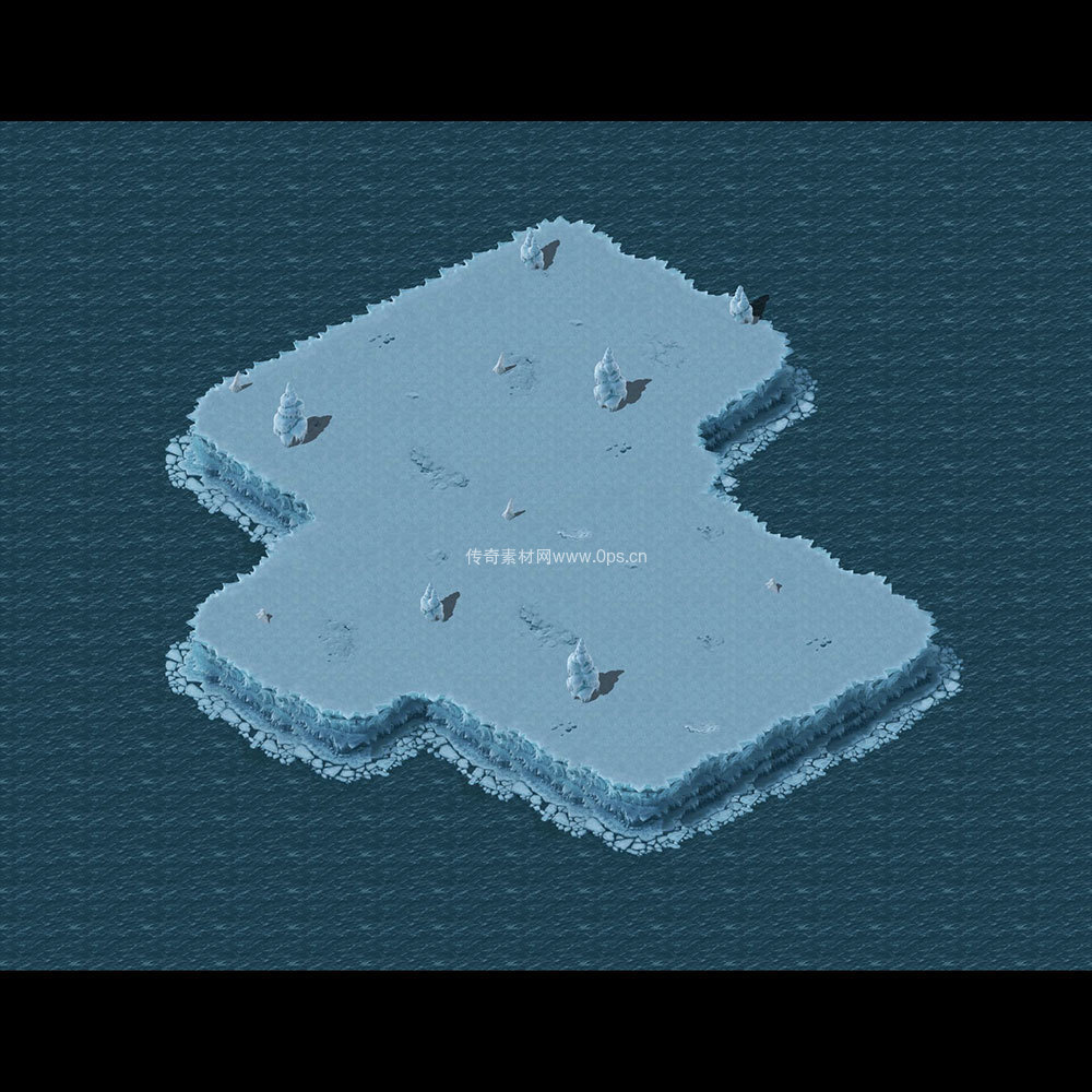 冰雪地图系列0176