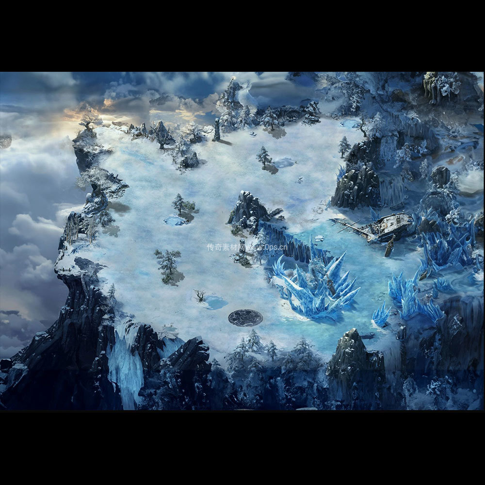 冰雪地图系列0180