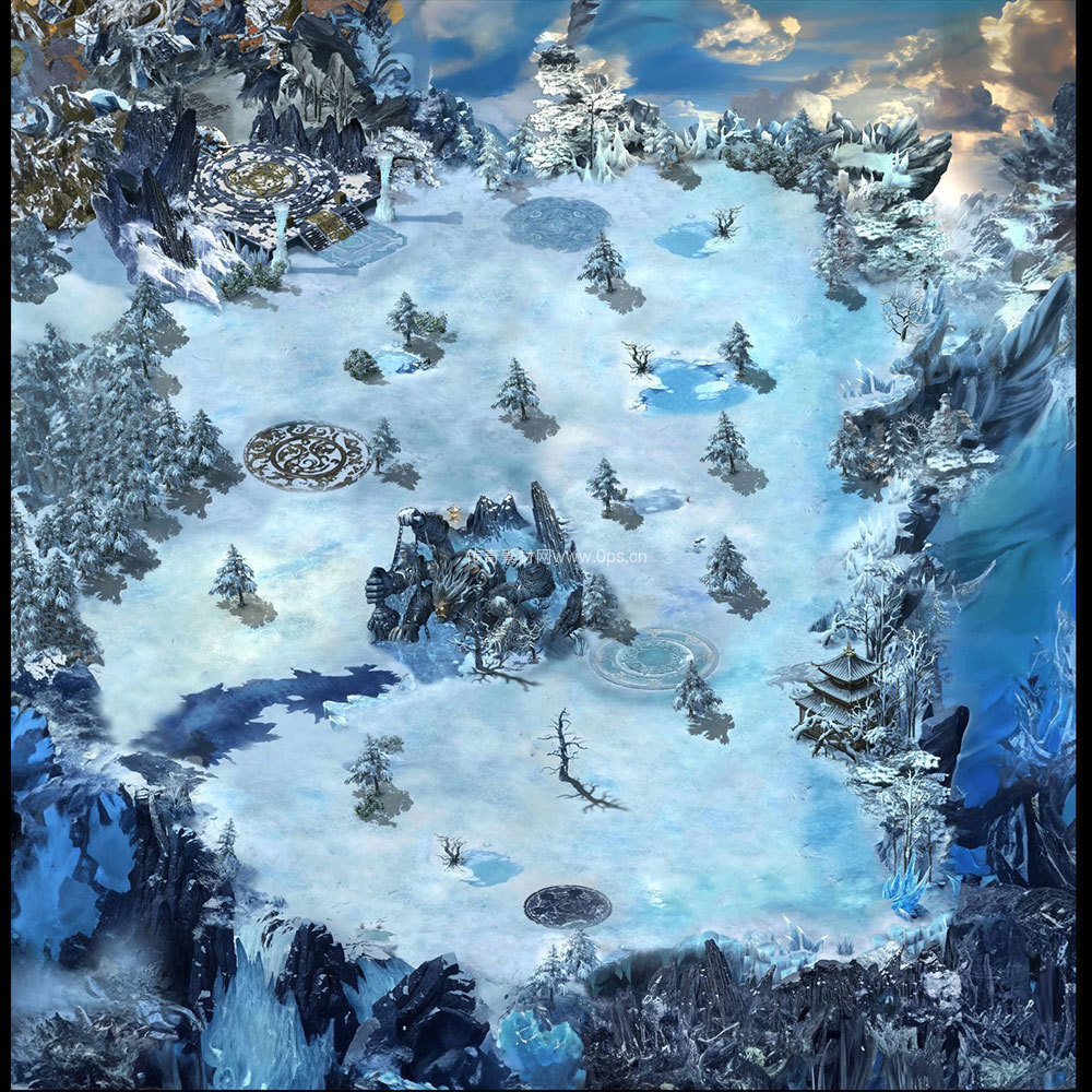 冰雪地图系列0181