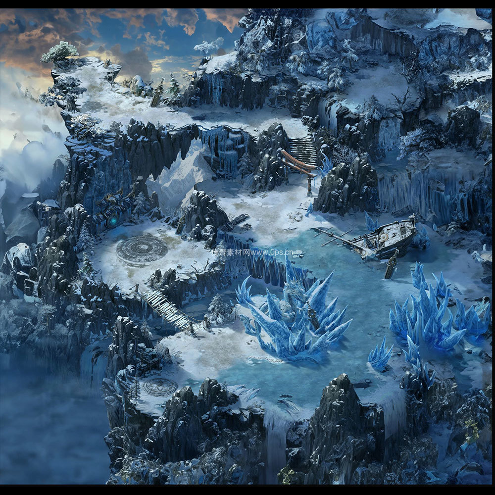 冰雪地图系列0182