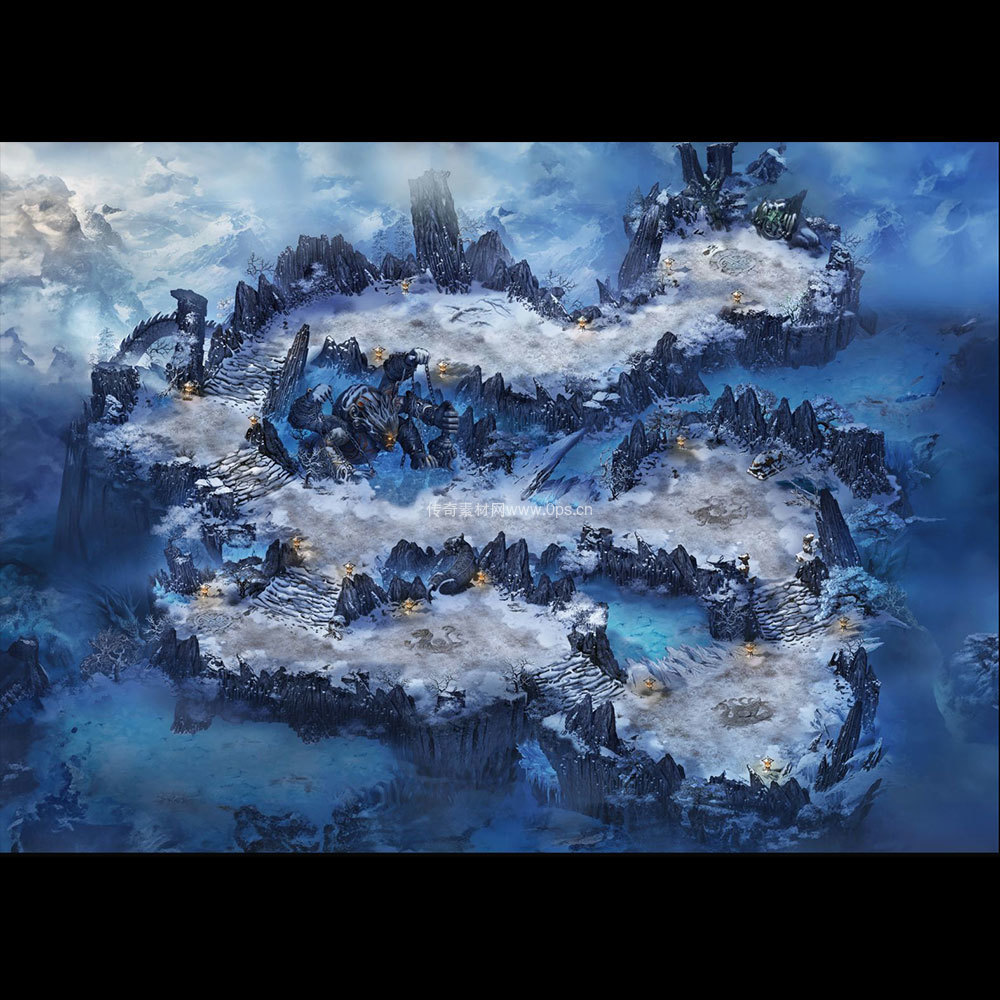 冰雪地图系列0183