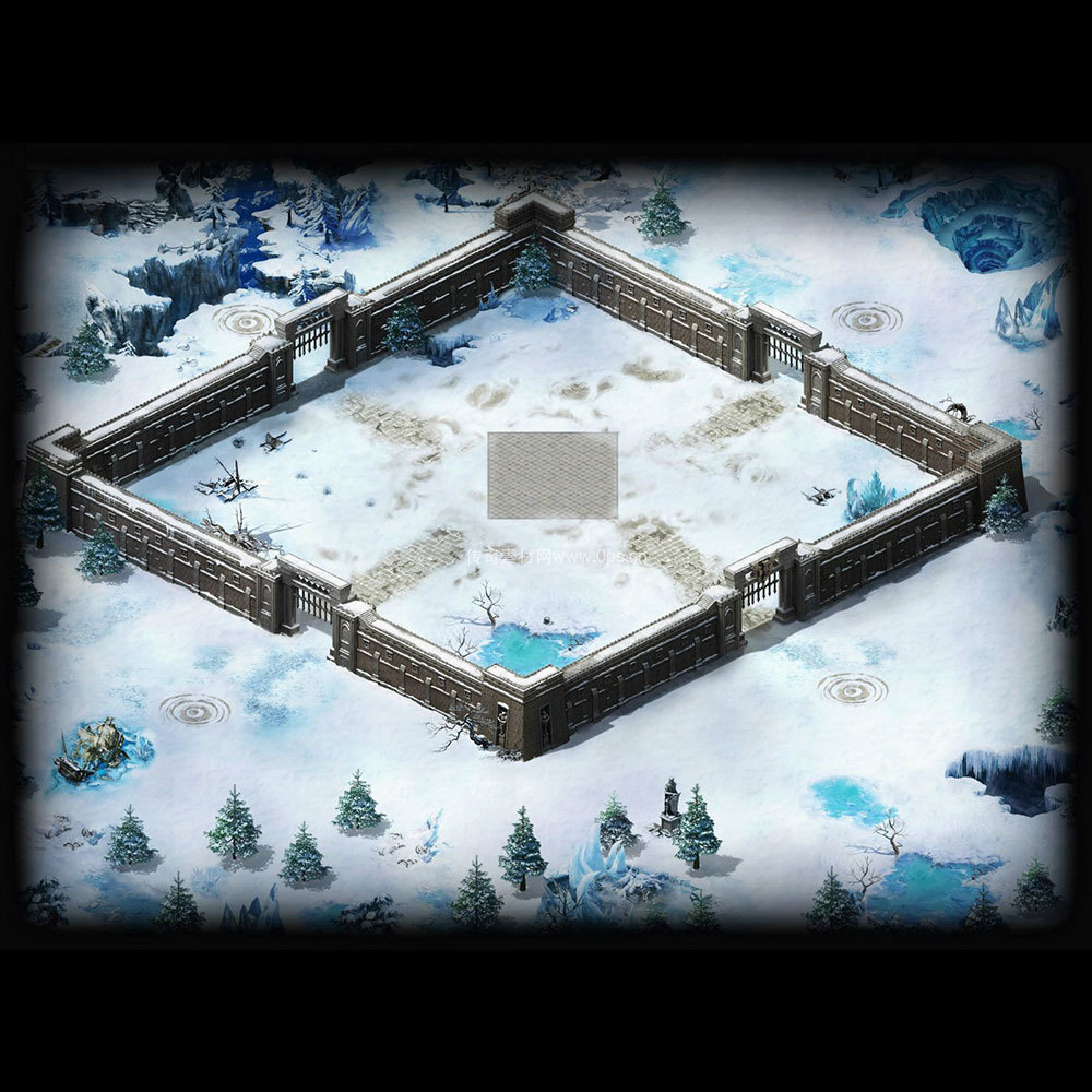 冰雪地图系列0190