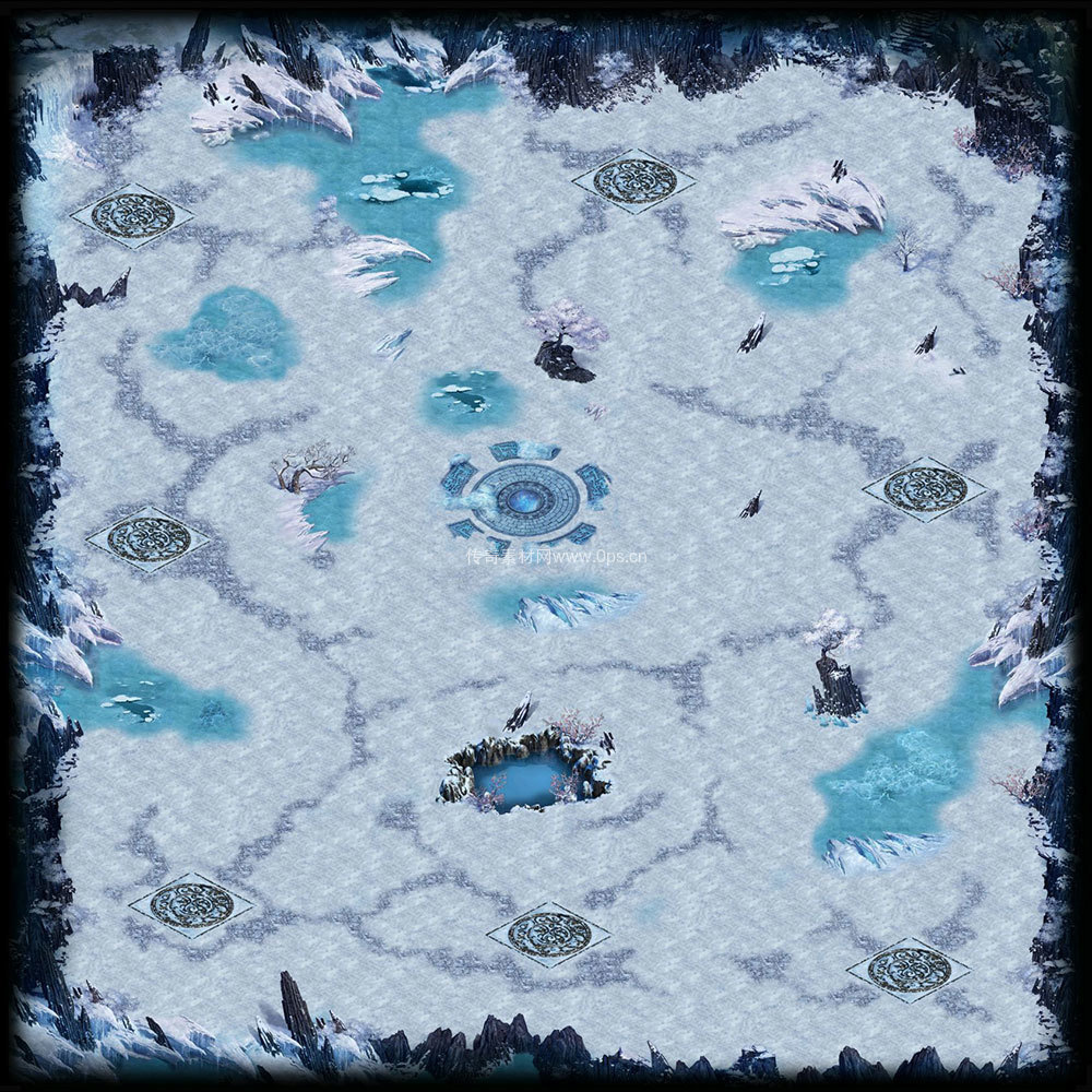 冰雪地图系列0193