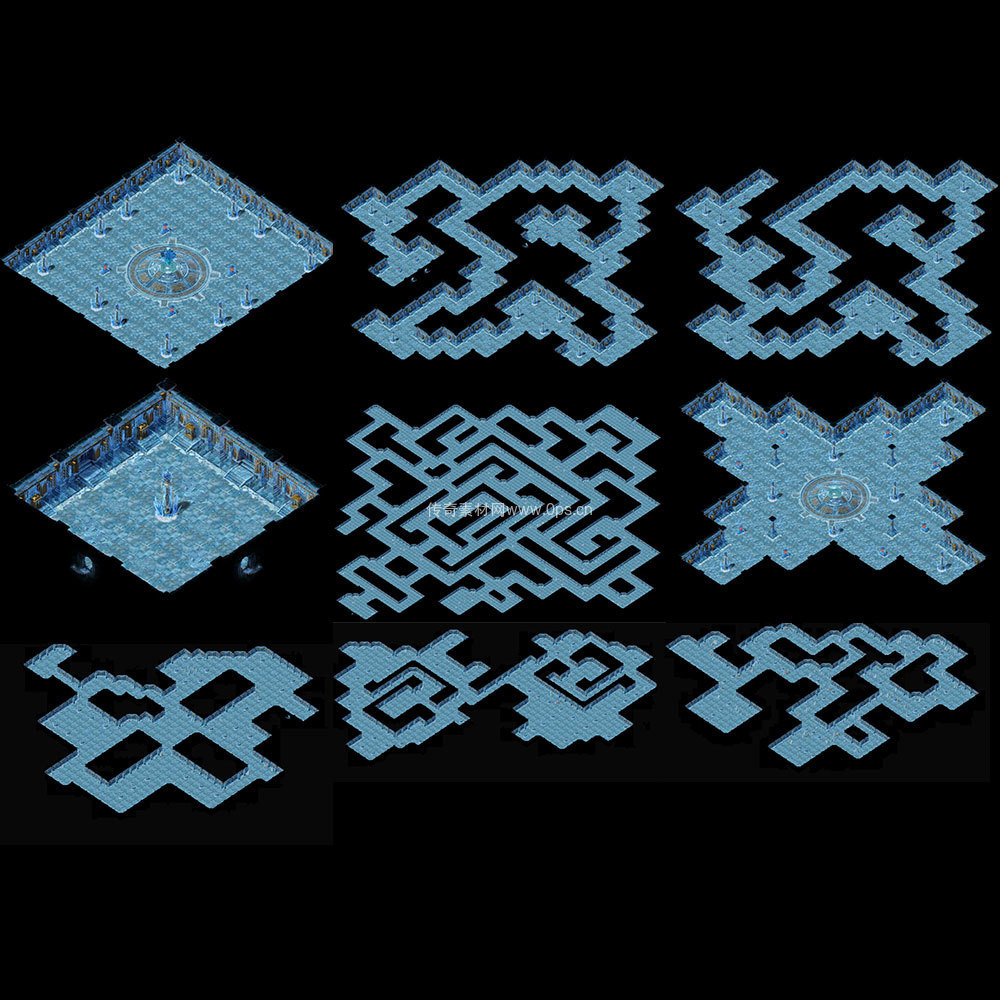 冰雪地图系列0194