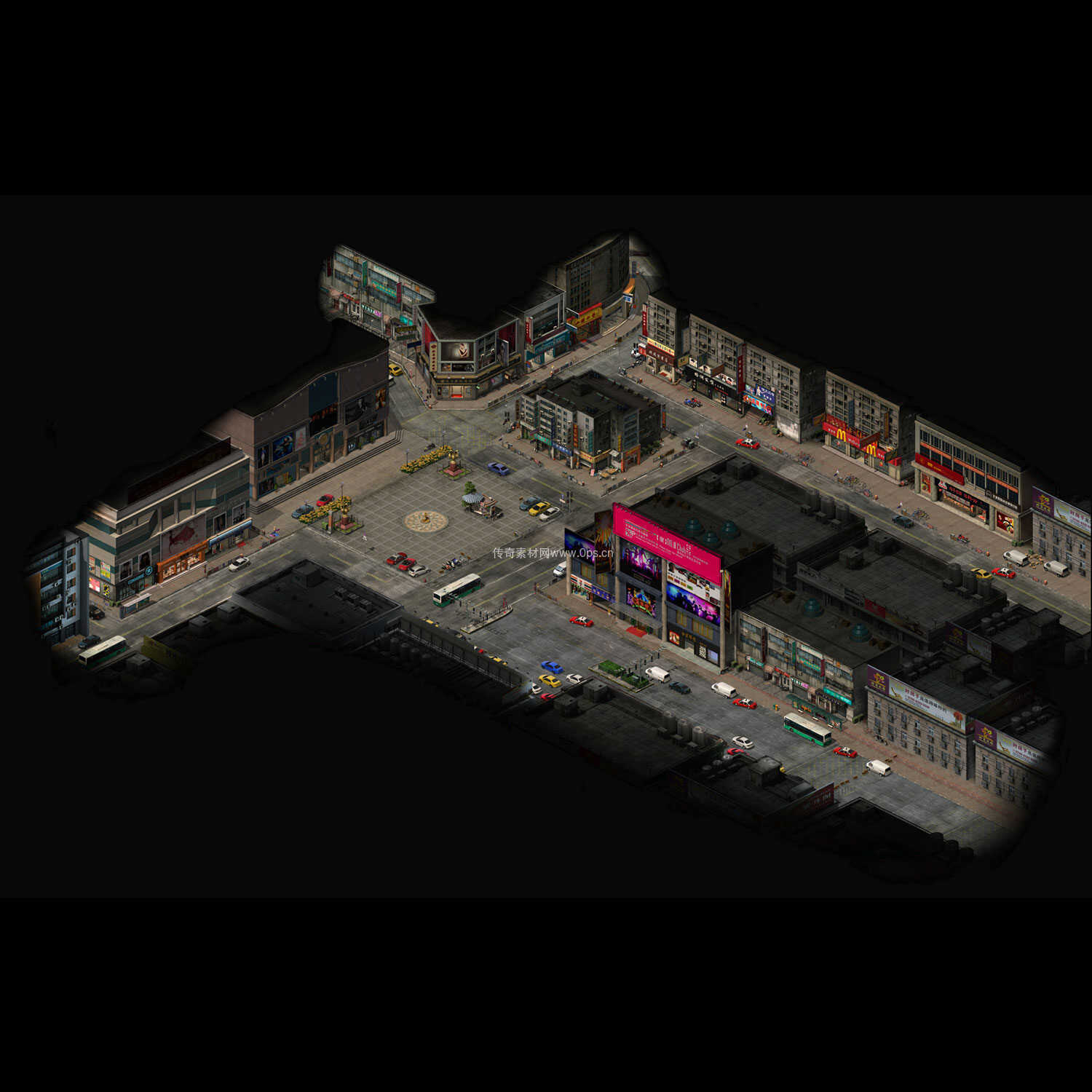 现代风格系列地图8